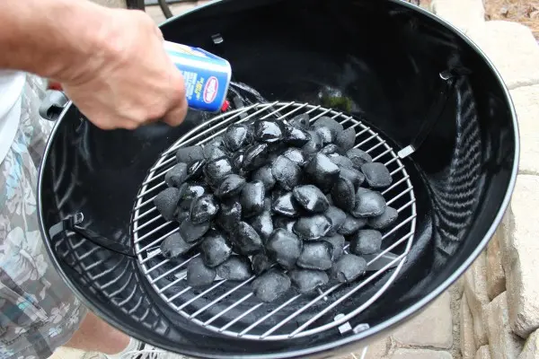 1. Light Charcoal Grill with Lighter Fluid